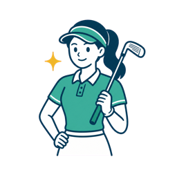 女子プロ ラウンドレッスン